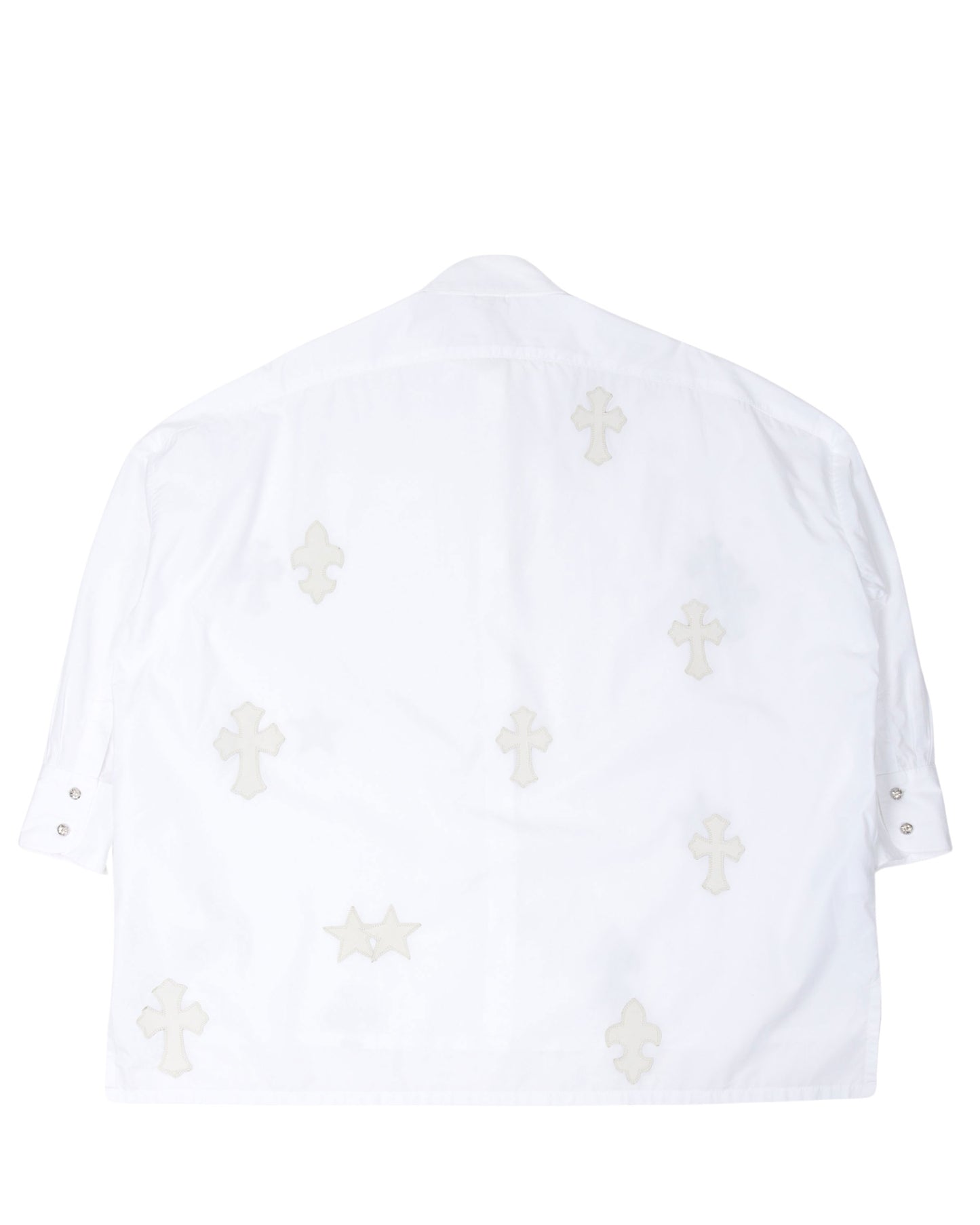 Oversized Cross Patch Shirt