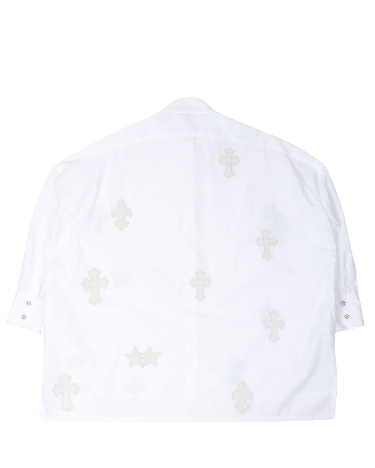 Oversized Cross Patch Shirt