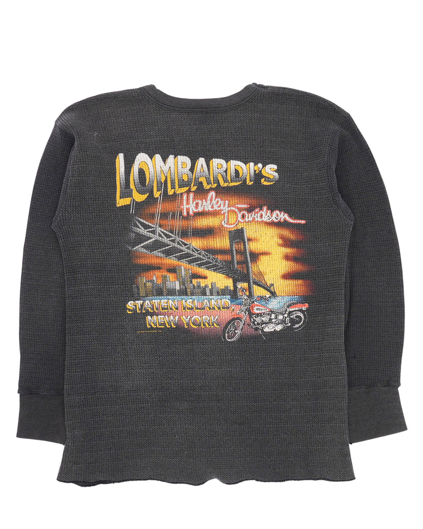 Harley Davidson Staten Island Thermal Long Sleeve T-Shirt