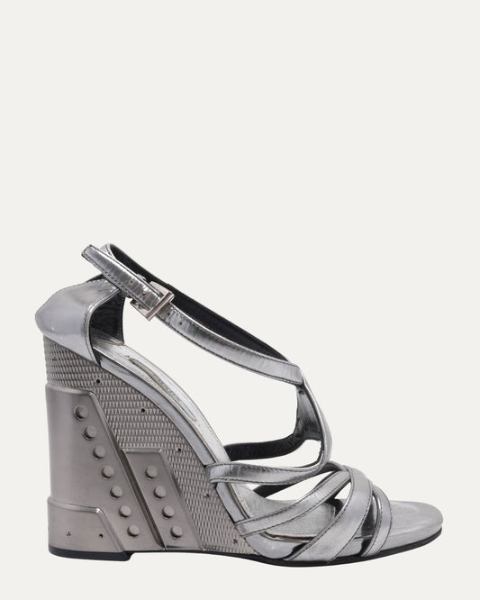 FW 2014 Metal Wedge "Robot" Heels
