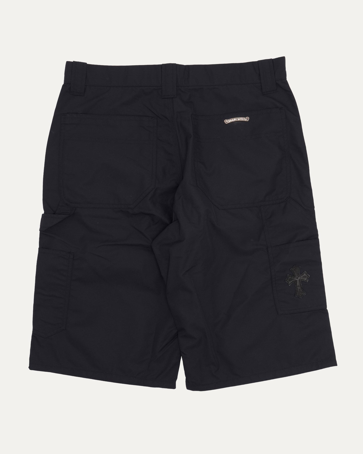 Nylon Leather Double Knee Carpenter Shorts