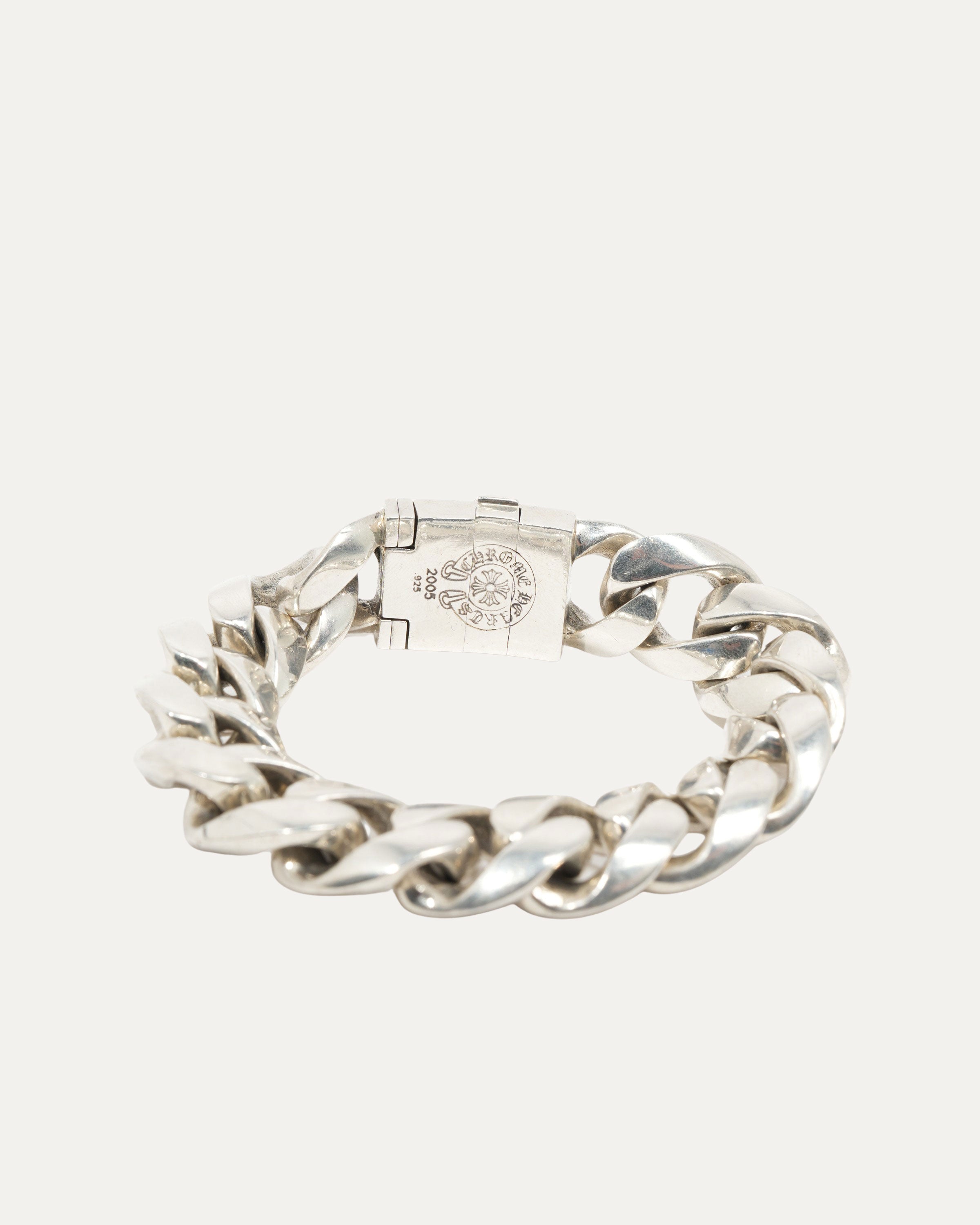 Diamond Cross Box Cuban ID Bracelet