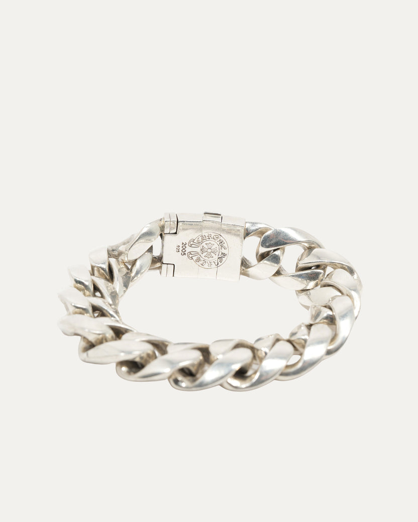 Diamond Cross Box Cuban ID Bracelet