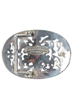 Diamond Oval Star Belt Buckle