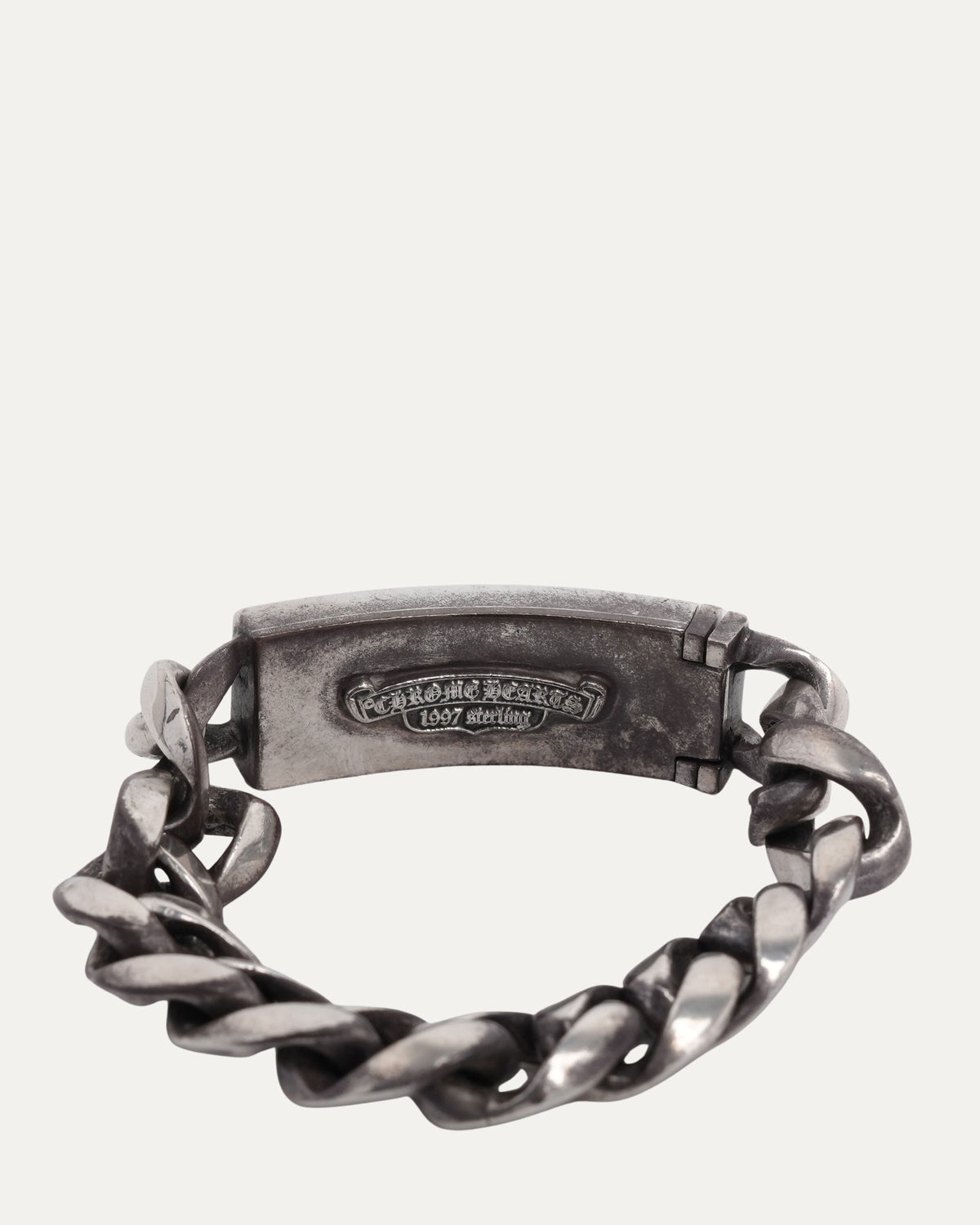 Floral Cross ID Bracelet