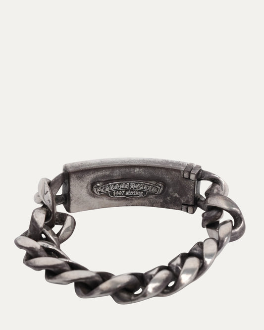 Floral Cross ID Bracelet