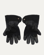 Cross Patch Leather Motorcycle Gloves