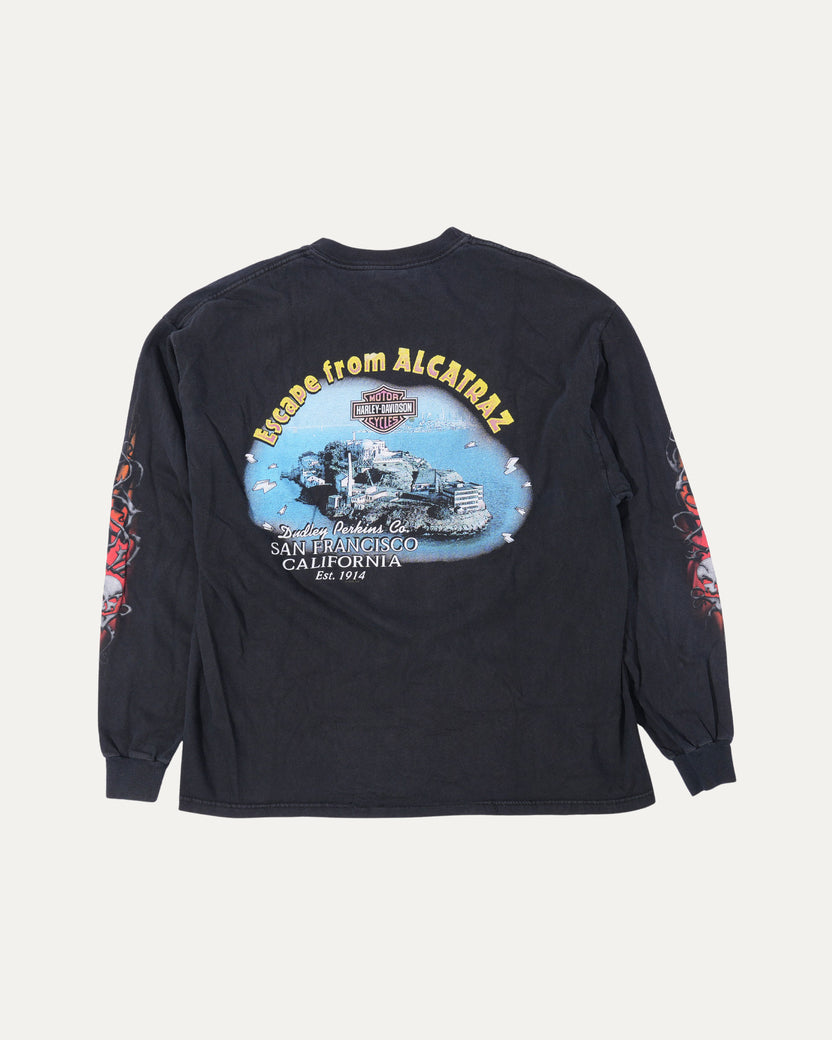 Harley Davidson Escape from Alcatraz Long Sleeve T-Shirt