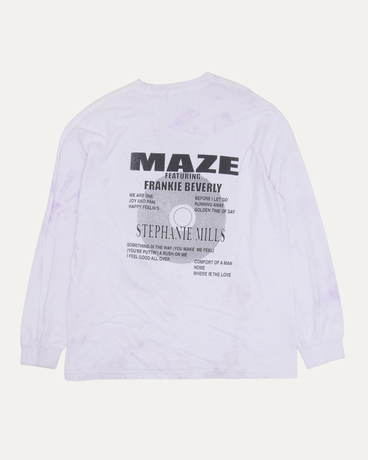Tie Dye Maze Frankie Beverly Long Sleeve T-Shirt