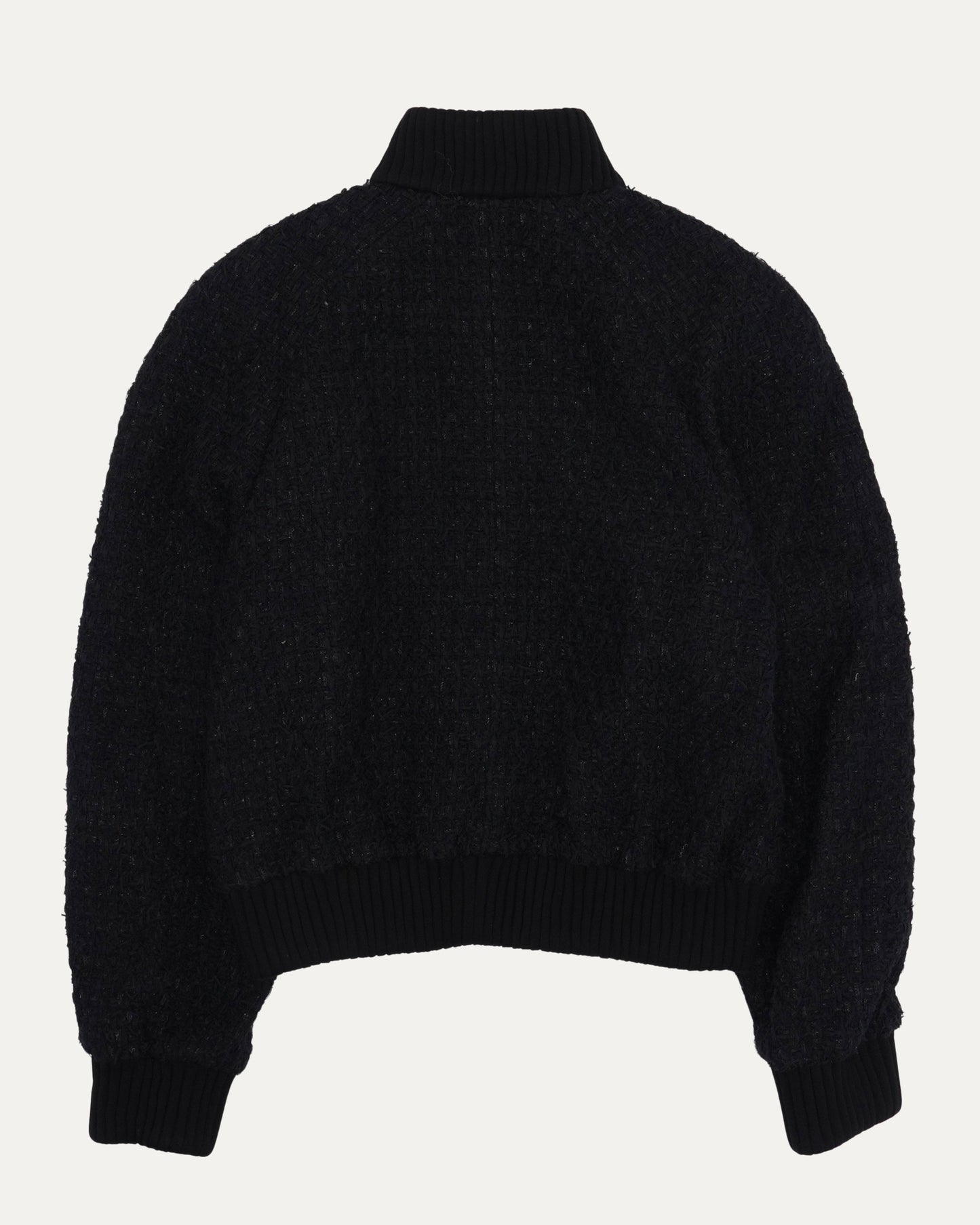 Tweed Crystal Embellished Blouson