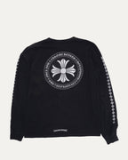 Plus Cross Long Sleeve Pocket T-Shirt