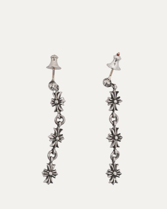 Tiny E Earring Set