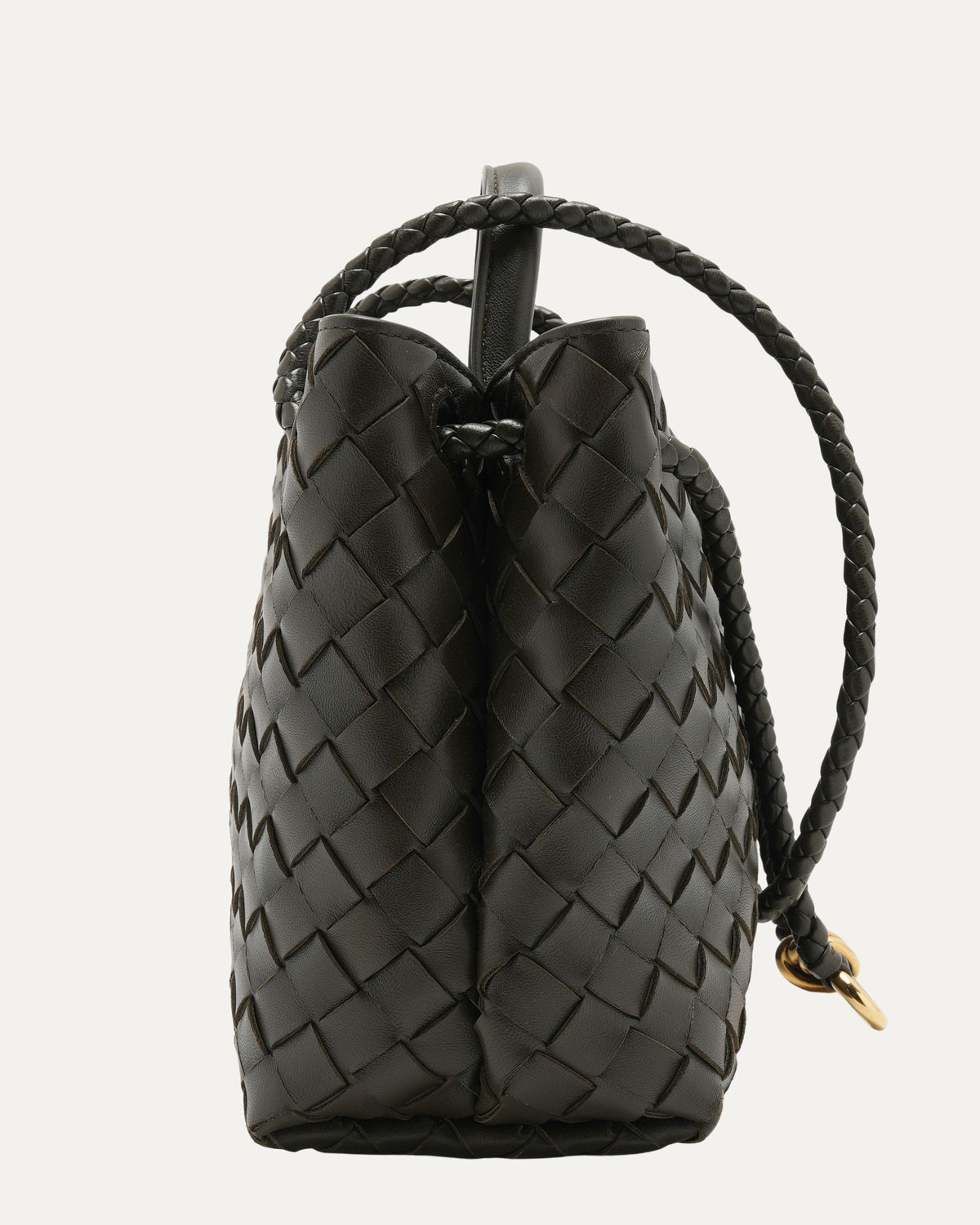 Andiamo Top Handle Intrecciato Bag Small