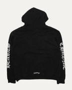 Thermal Lined Vertical Logo Zip Up Hoodie