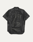 Short Sleeve Leather Shirt