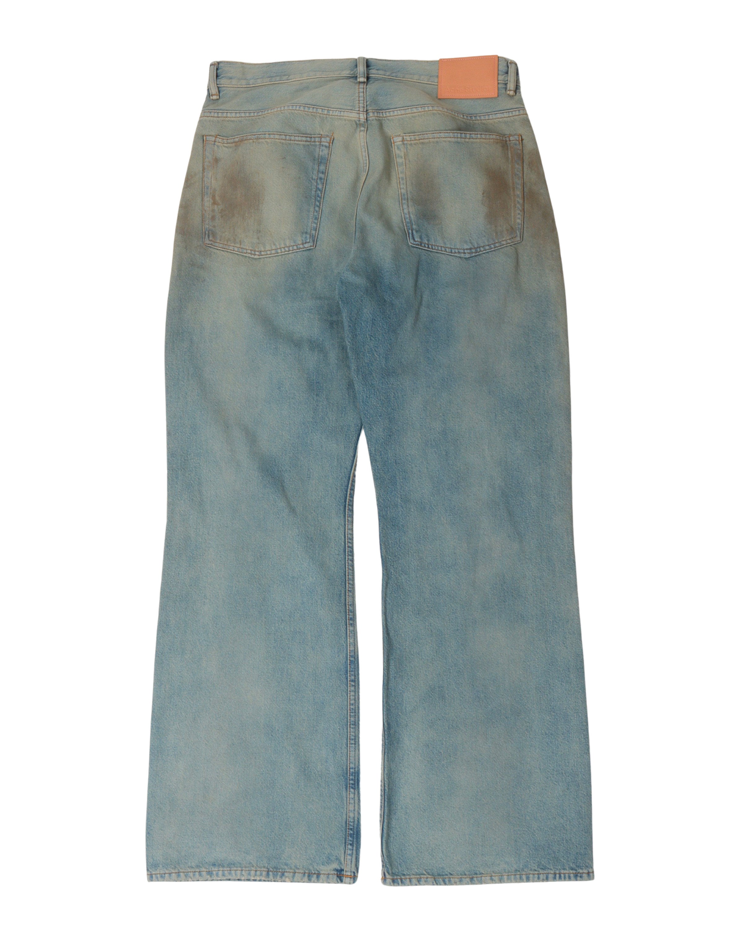Loose Fit Distressed Jeans