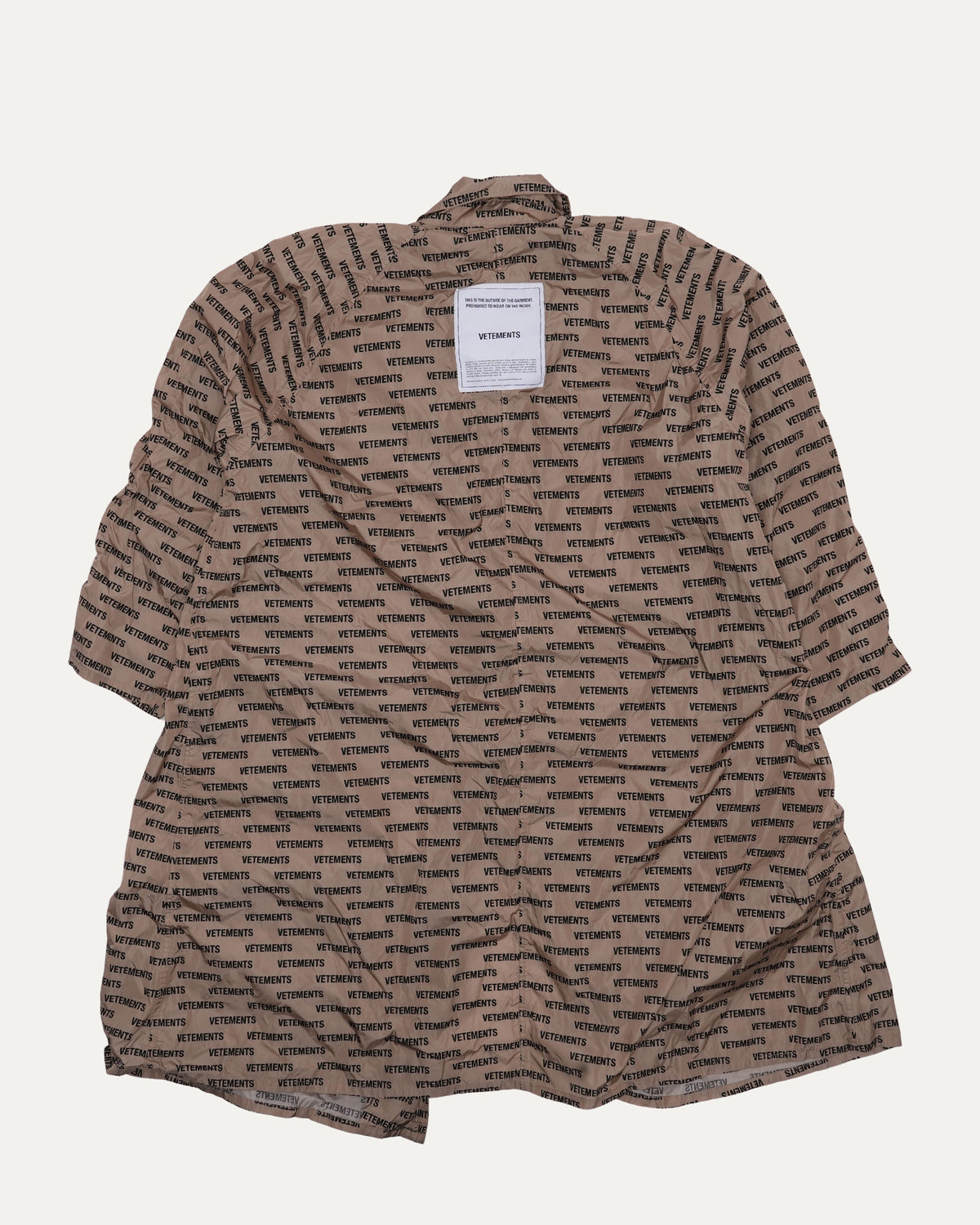 FW19 Monogram Logo Raincoat