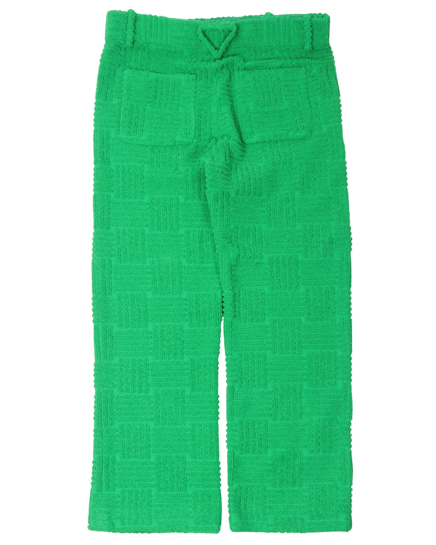 Jacquard Terry Cloth Pants