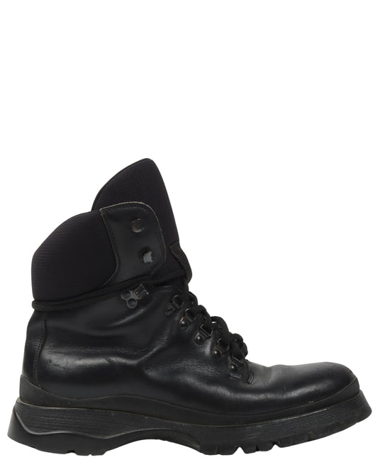 Leather Combat Boots
