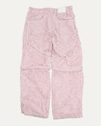 Lace Covered Cargo Convertible Pants