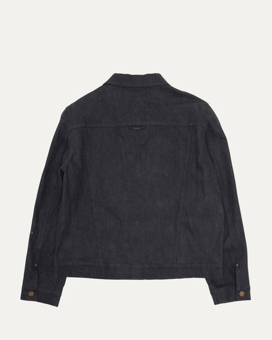 Monogram Embroidered Denim Trucker Jacket