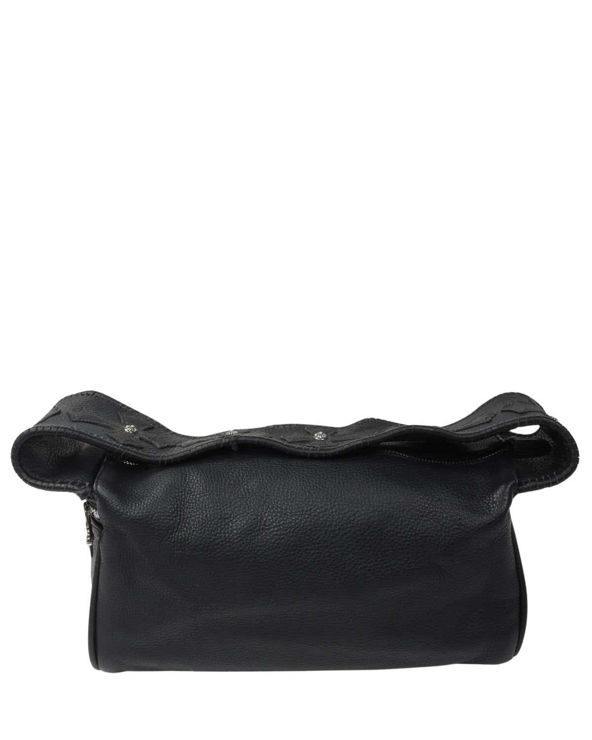 Lunch Box Cross Patch Leather Bag