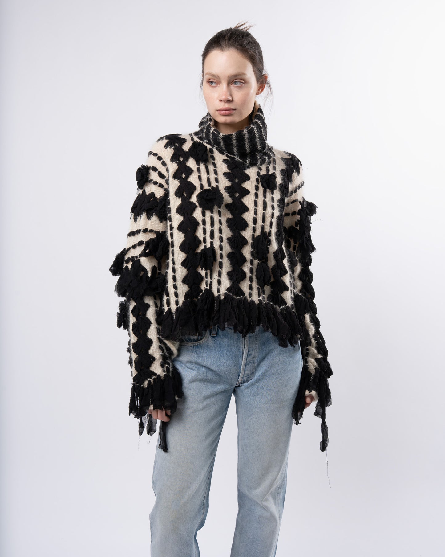 Galliano Era FW 2000 Ribbon Knit
