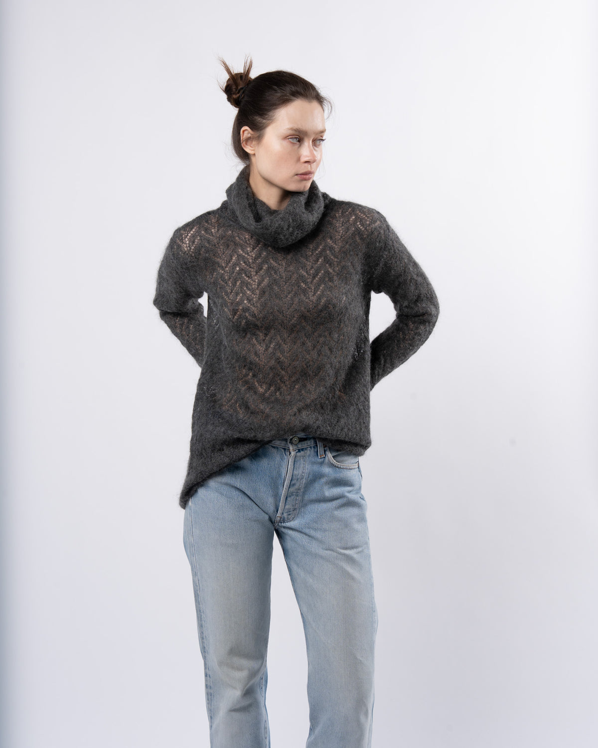 Galliano Era FW 1998 Mohair Turtleneck