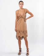 SS 2003 Laser Cut Leather Dress