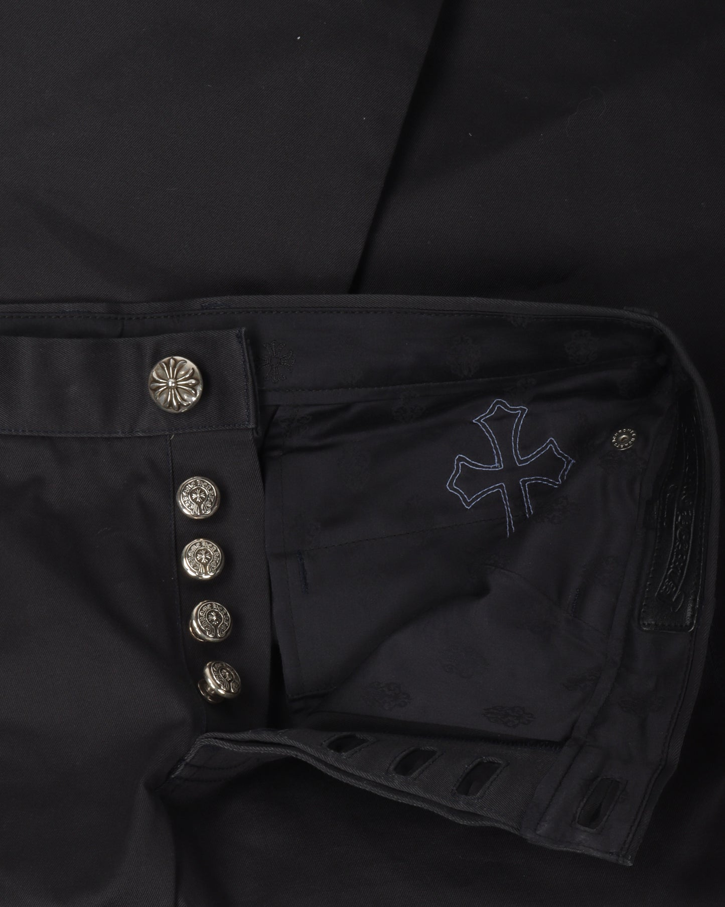 Multicolor Cross Patch Chino Pants