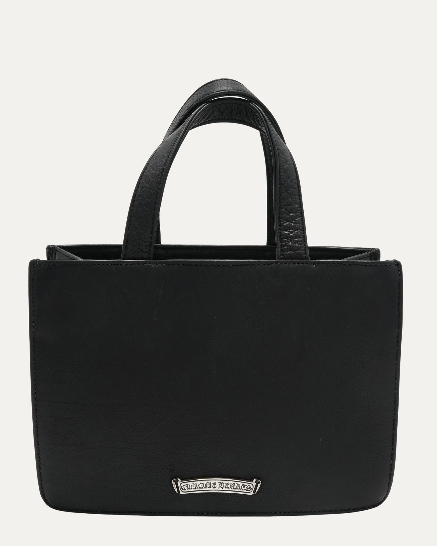 Mini Dagger Embellished Leather Tote