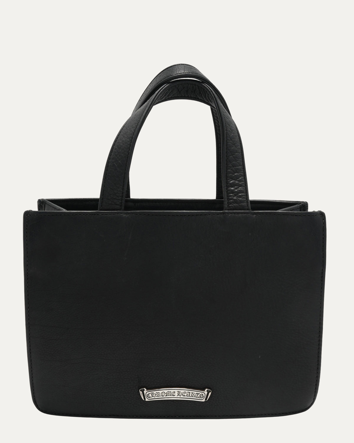 Mini Dagger Embellished Leather Tote
