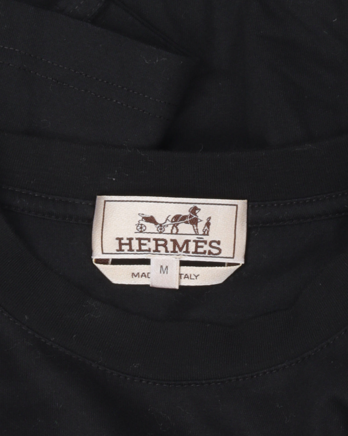 Leather Appliqued T-Shirt