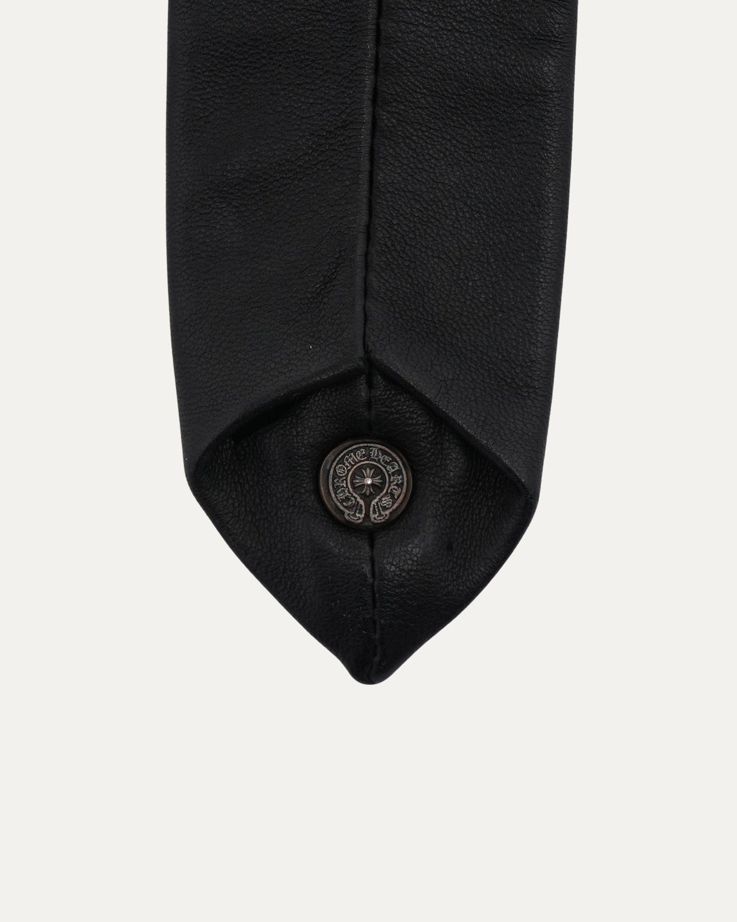 Fleur Embellished Leather Tie