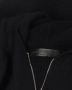 Cashmere Sleeve Logo Zip Up Hoodie