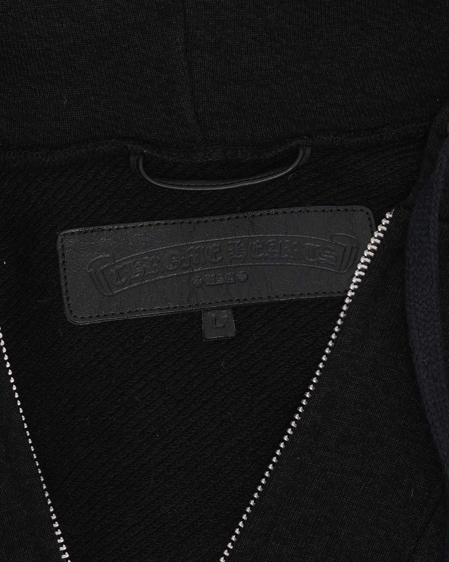 Horseshoe Patch Zip Up Hoodie