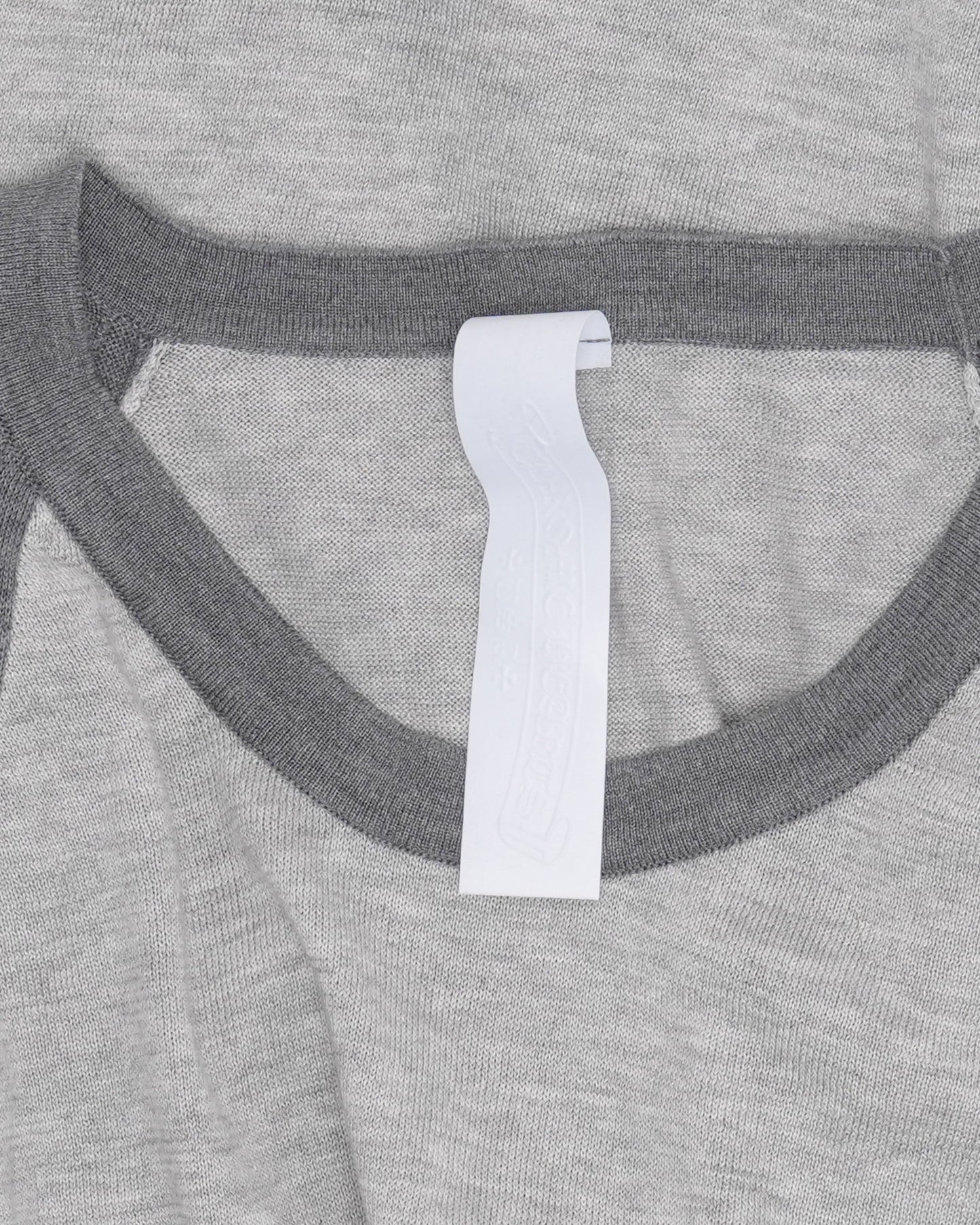 Silk Blend Cross Patch Long Sleeve Raglan T-Shirt