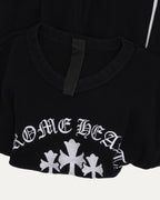Embroidered Triple Cross Thermal Long Sleeve T-Shirt