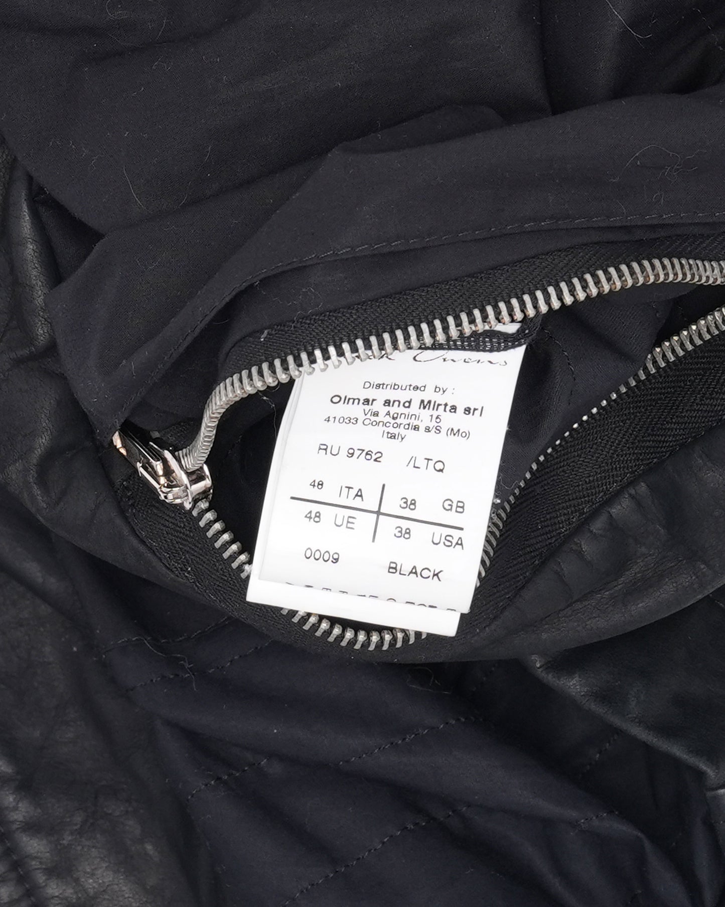 FW12 Mollino Quilted Lamb Leather Jacket