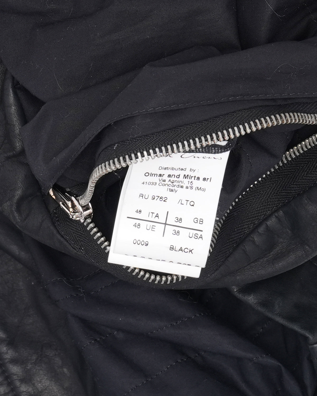 FW12 Mollino Quilted Lamb Leather Jacket