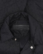 CH Embroidered Monogram Quilted Shirt Jacket
