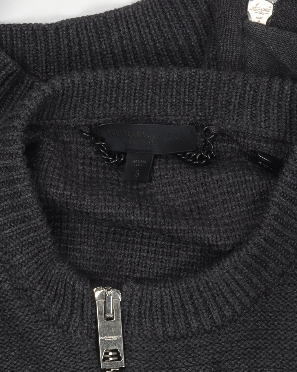 Zip Up Knit Sweater