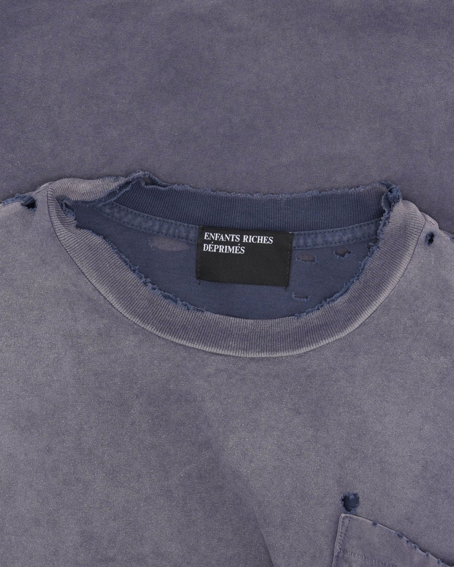 Distressed Logo Pocket T-Shirt