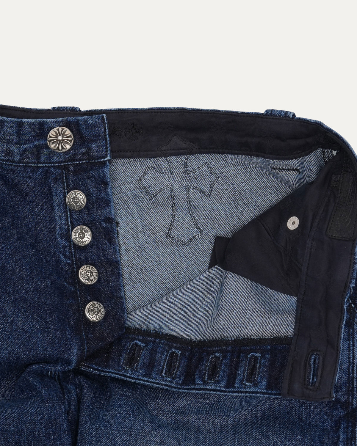 Turbo Diesel Carpenter Cross Patch Jeans