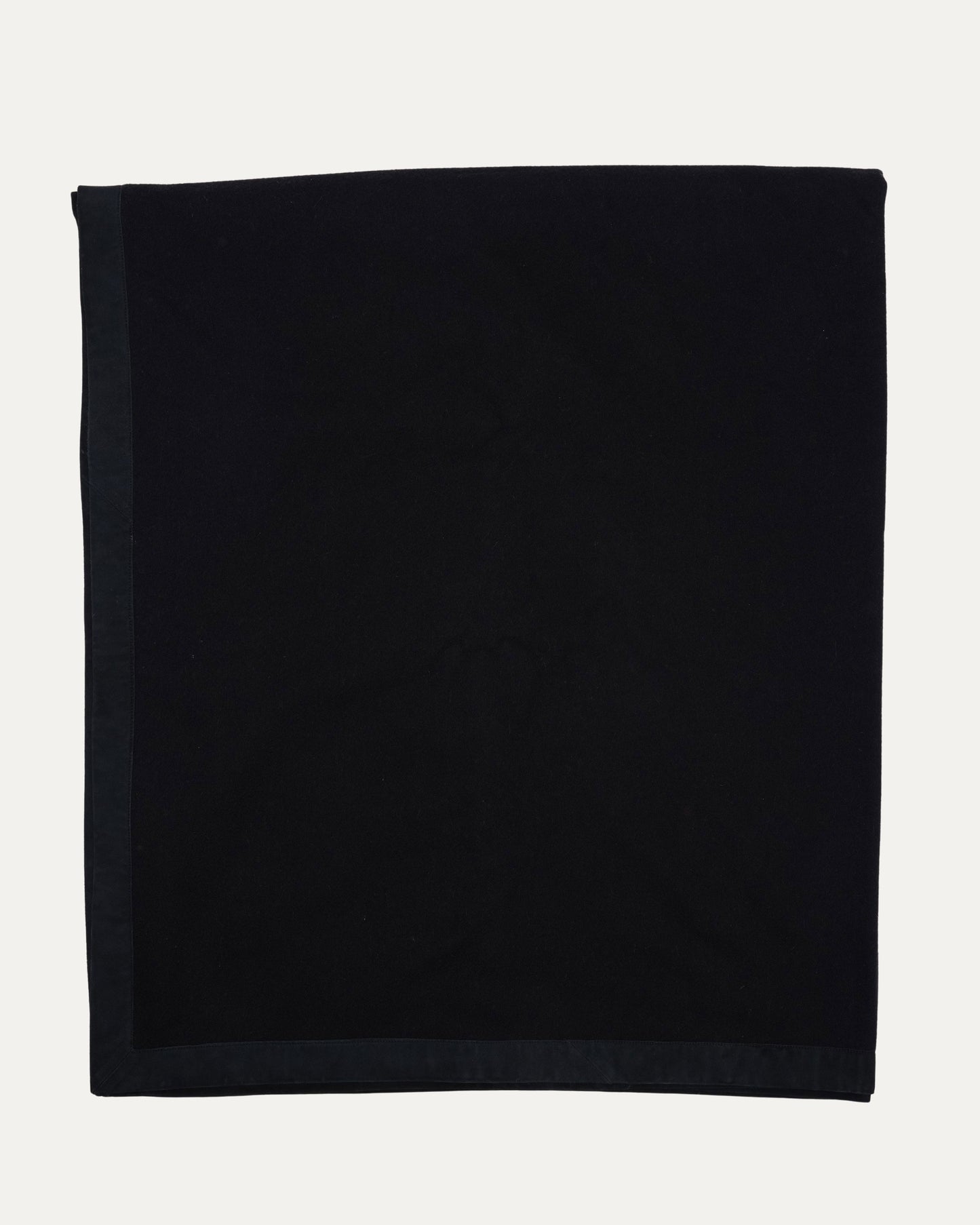 Cross Patch Suede Trimmed Cashmere Blanket