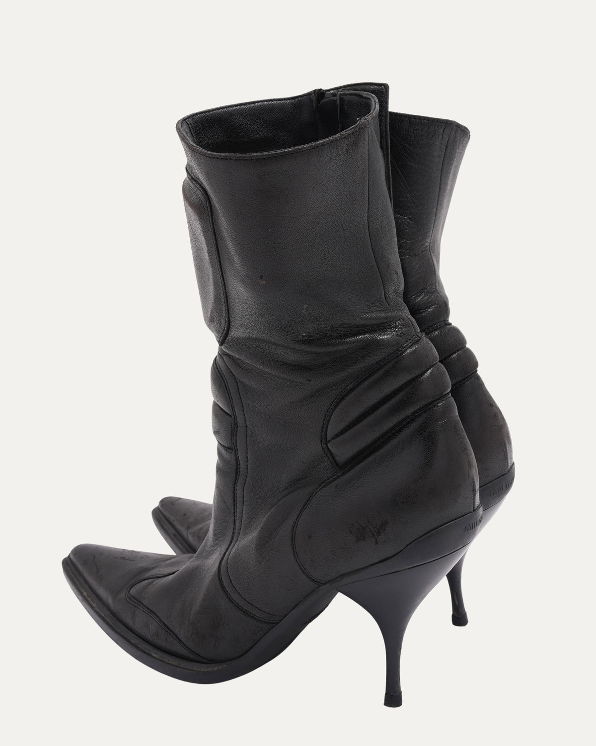 FW 1999 Heeled Moto Boot