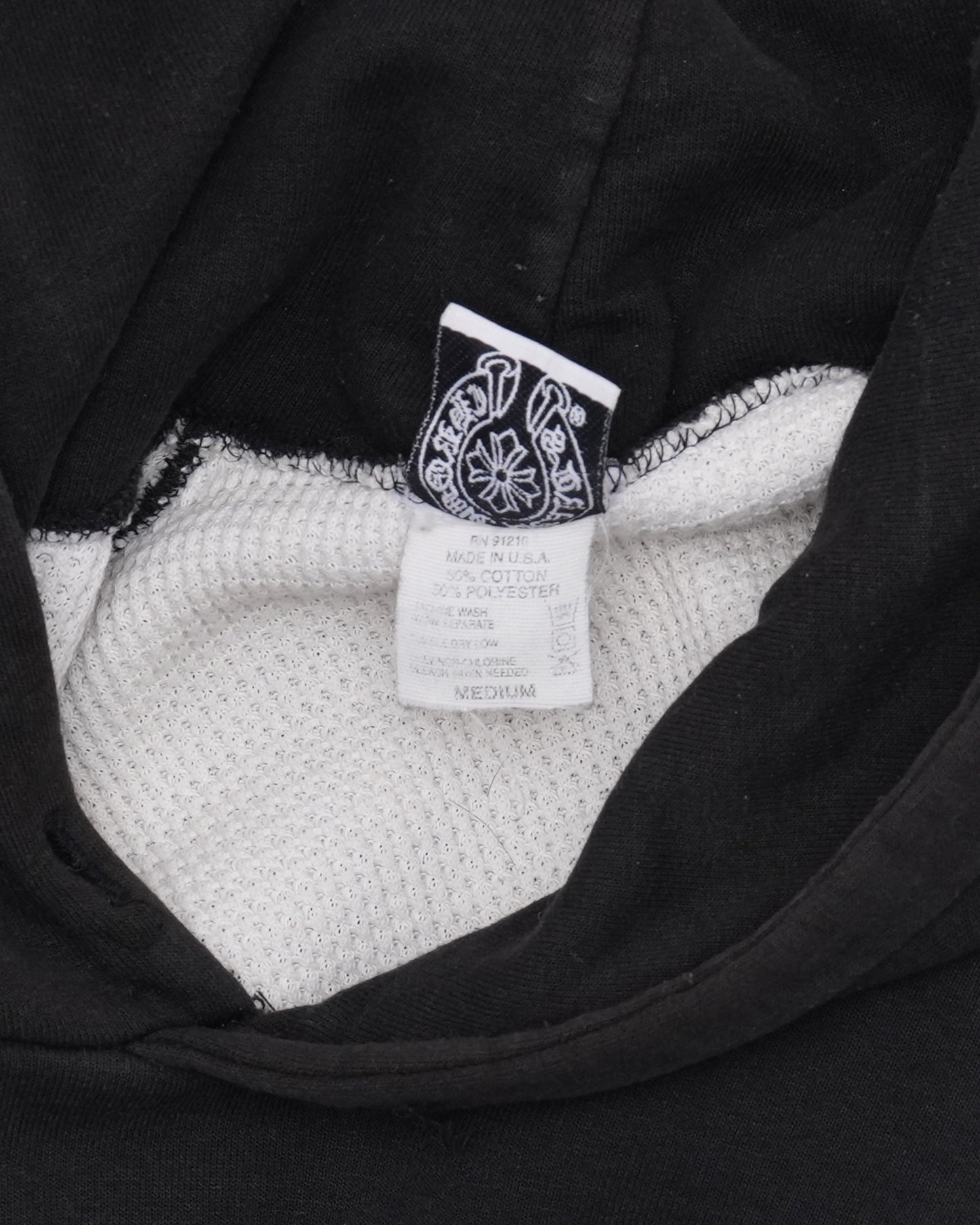 Vintage Horseshoe Logo Fuck You Thermal Hoodie