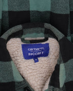PACCBET Carhartt WIP Sherpa Lined Flannel Shirt Jacket