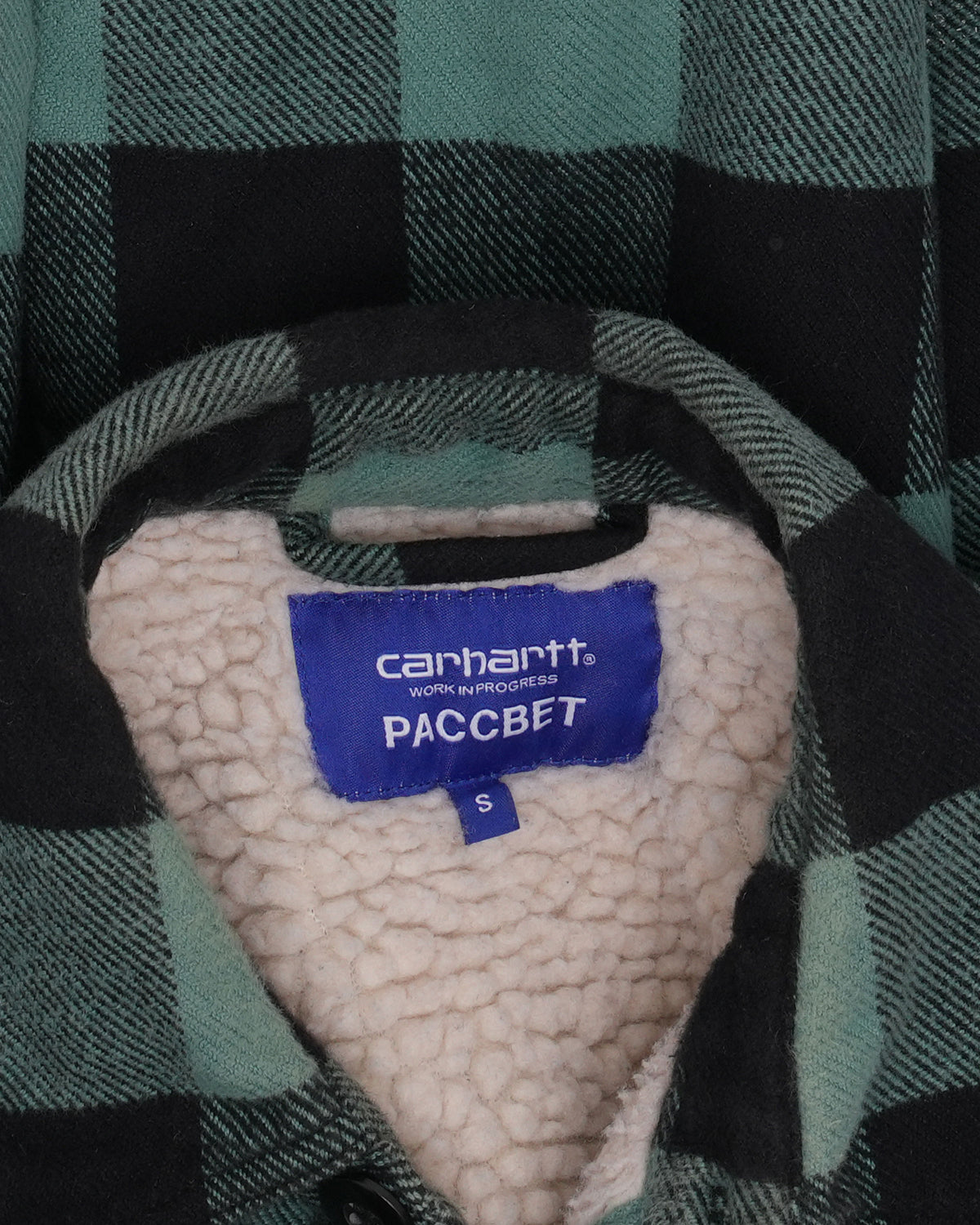 PACCBET Carhartt WIP Sherpa Lined Flannel Shirt Jacket