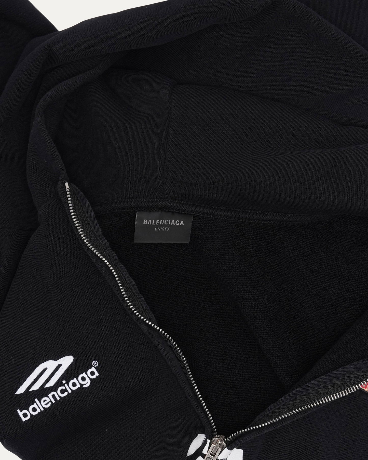 Medium Fit Paris Soccer Zip Up Hoodie